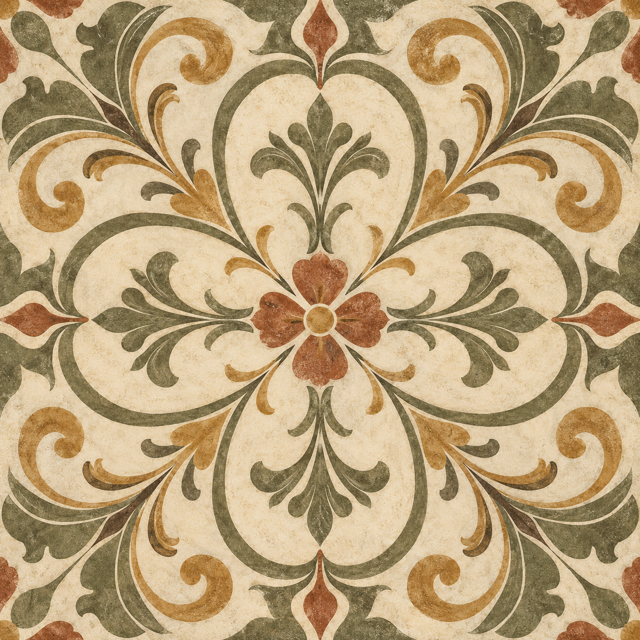 Chianti Rosetta CR01 decorative tile design