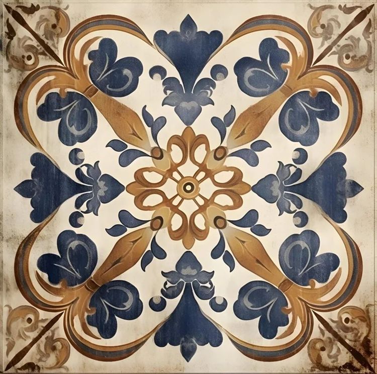 Geometric / Moroccan / Mediterranean Pattern Tiles Wall Tile, Kitchen and Bathroom Tile, Designer Decorative Tile  T52