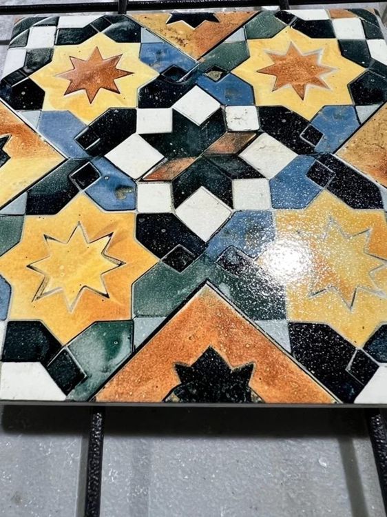 Sahara Starlight Mosaic Moroccan-style ceramic tile, design, intricate geometric i… photo 4