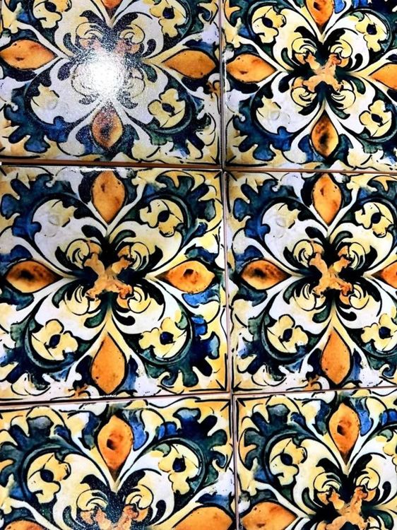 Sienna Terra Fleur tile photo 2