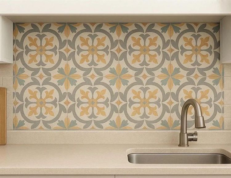 Ceramic tile kitchen bathroom, shower tile, farmhouse, rustic vintage tile Italian tile, backsplash idea tile, floor tile ZR-20