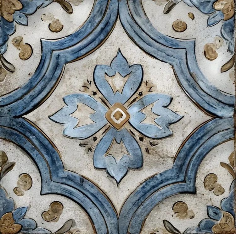 Decorative Ceramic Tile, Patterned Backsplash Tile, Luxury Wall Tile, Kitchen and Bathroom Tile, Designer Decorative Tile  ZR-11