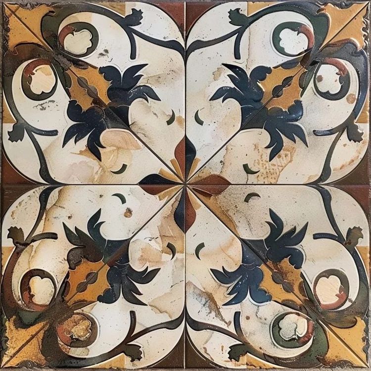 Geometric / Moroccan / Mediterranean Pattern Tiles farmhouse rustic ceramic tile bathroom tile shower tile mexican T2016