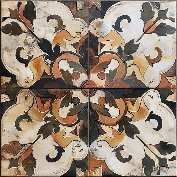Kitchen bathroom backsplash tile floor tile custom tile vintage farmhouse rustic ceramic tile bathroom tile shower tile mexican T2009