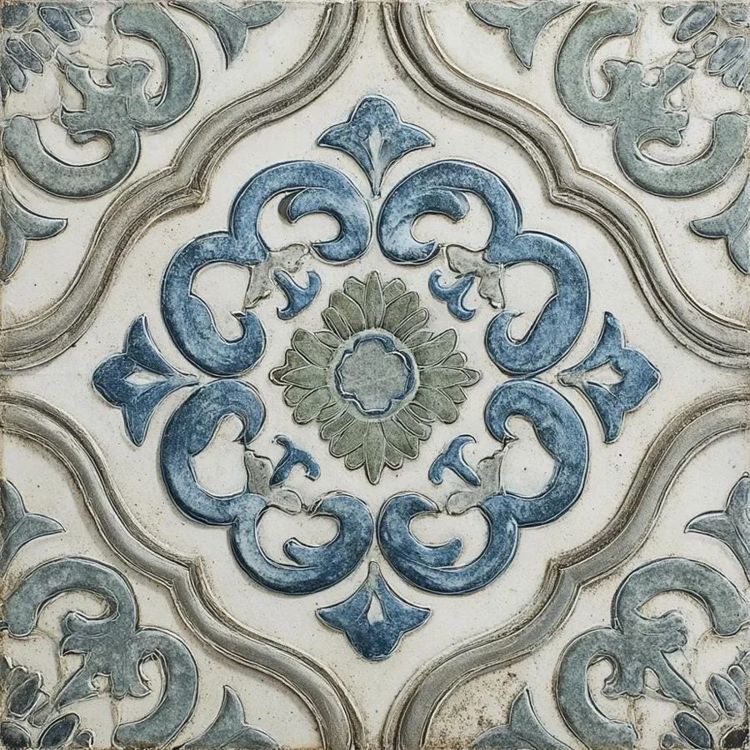 Avelora-Kitchen Backsplash Tile Bathroom Shower Floor Tile | Rustic Vintage Farmhouse Ceramic Tile | Mexican Style Custom Tile