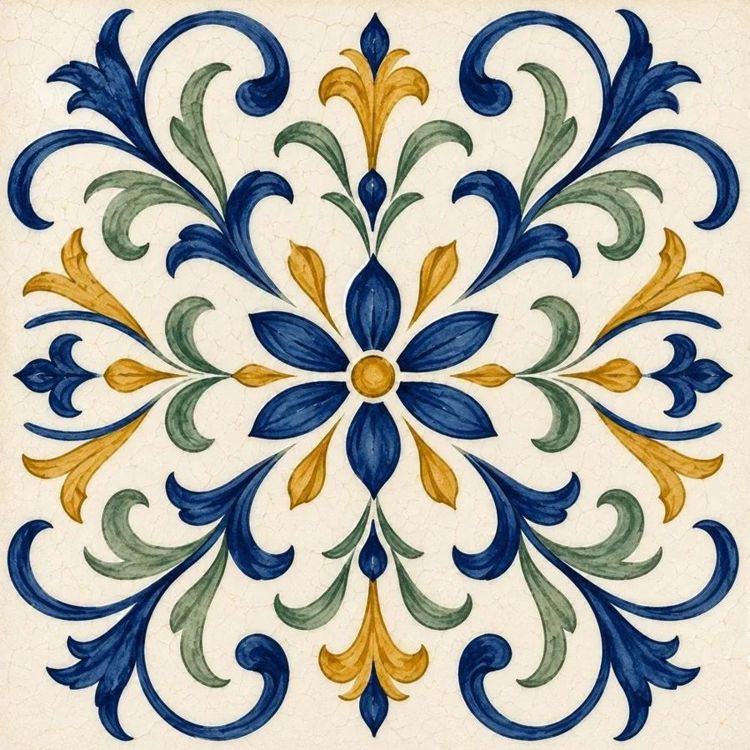 Vallunara Aureline™ Kitchen Backsplash Tile Bathroom Shower Floor Tile | Rustic Vintage Farmhouse Ceramic Tile | Mexican Style Custom Tile