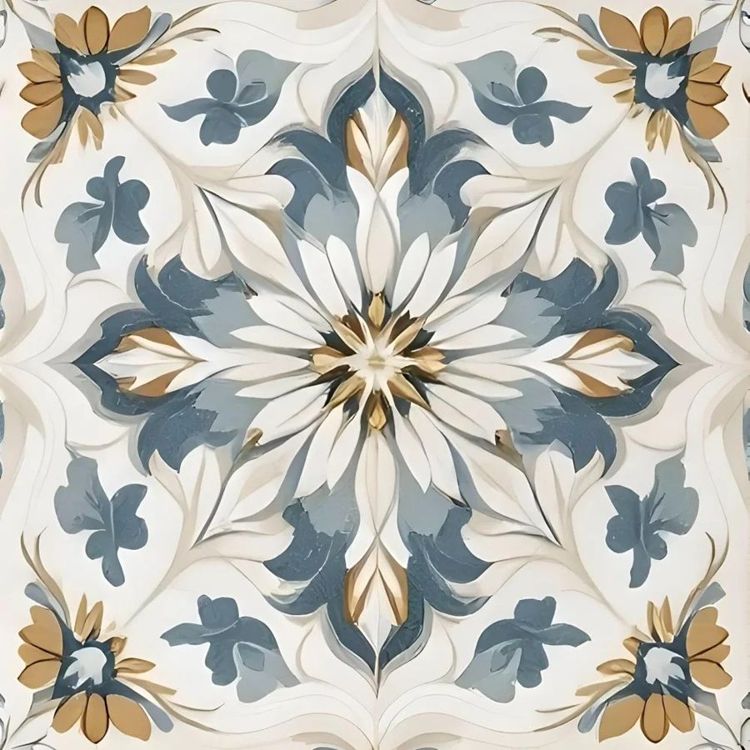 Kitchen Backsplash Tile Bathroom Shower Floor Tile | Rustic Vintage Farmhouse Ceramic Tile | Mexican Style Custom Tile T5130-1